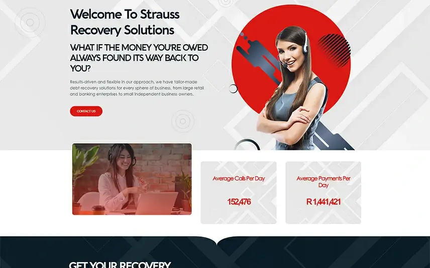 Strauss website design by Church Web Studio