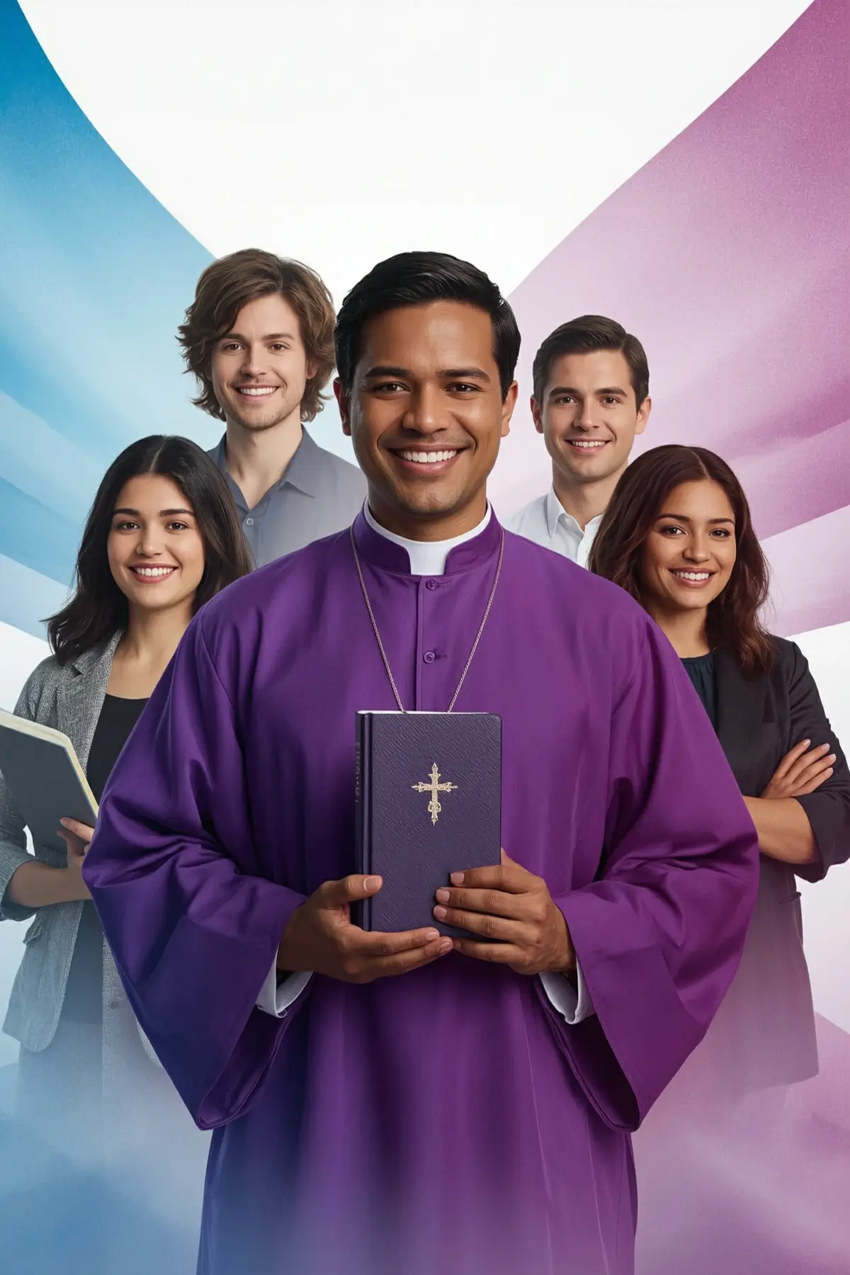 Christian professionals collaborating on email communication strategies