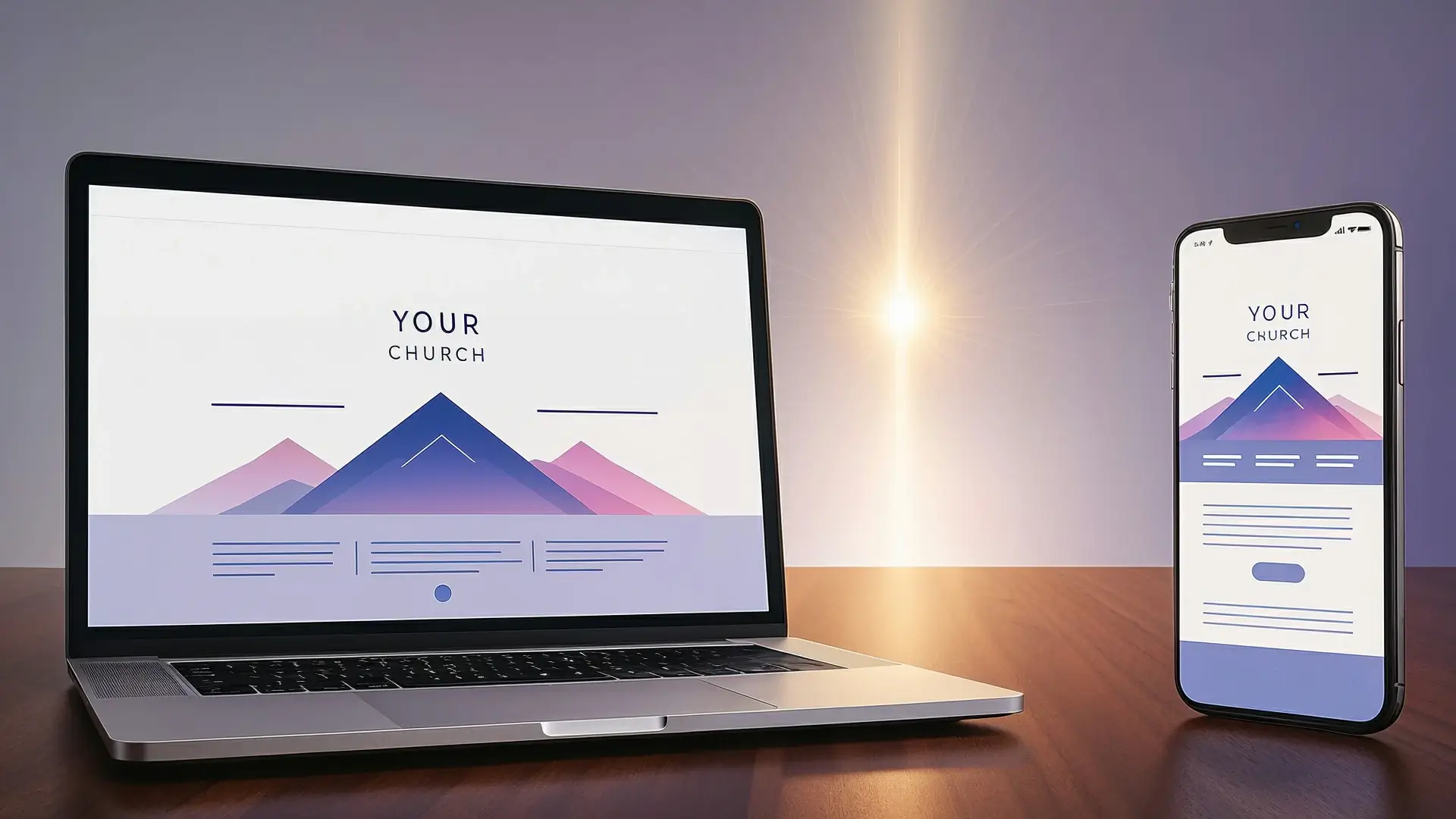 Custom faith-based website design and development